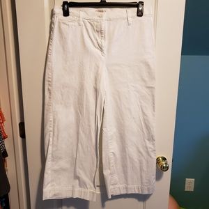Loft Cropped Wide Leg Pant
